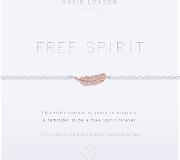 Free Spirit Feather Charm Chain Bracelet