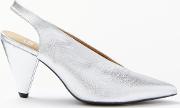Carina Cone Heel Slingback Court Shoes