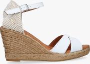 Leona Woven Wedge Sandals
