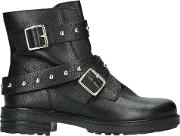 Stinger Stud Buckle Ankle Boots