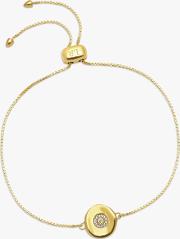 Curio Coin Slider Box Chain Bracelet