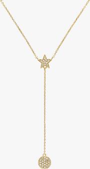 Swarovski Crystal Star Lariat Necklace