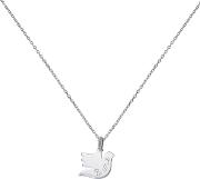 Personalised Dove Pendant Chain Necklace