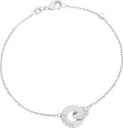 Personalised Mini Intertwined Circle Chain Bracelet