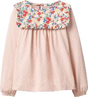 Girls' Frilly Smock Top