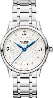114733 Women's Boheme Diamond Date Automatic Bracelet Strap Watch