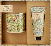 Morris & Co Enamel Mug & Hand Cream Gift Set
