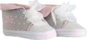 Baby Personalised Glitter Hi Top Trainers