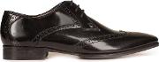 Buxhall Patent Brogue Derby Shoes