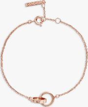 Double Ring Chain Bracelet
