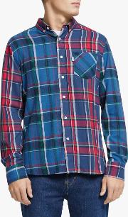 Barrhead Brushed Yarn Dyed Cotton Flannel Shirt