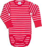 Baby Gots Organic Cotton Stripe Long Sleeve Bodysuit