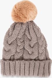 Charlotte Cable Knit Bobble Hat