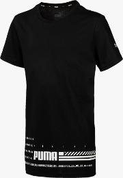 Boys' Short Sleeve Logo T Shirt