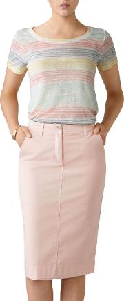 Cotton Chino Skirt
