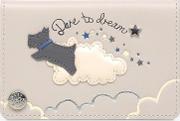 Dare To Dream Small Leather Card Holder