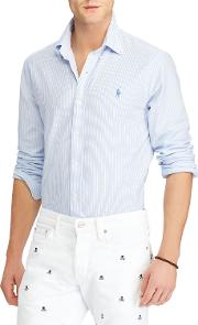 Polo  Cotton Poplin Stripe Standard Fit Shirt