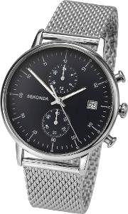 1195.27 Men's Chronograph Date Bracelet Strap Watch