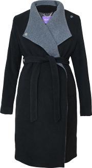 donatella maternity coat