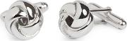 For John Lewis Sterling Silver Knot Cufflinks