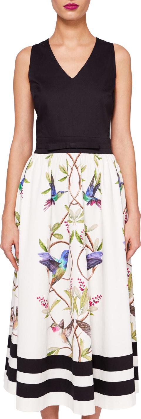 ted baker Highgrove V Neck Dress Obsessory