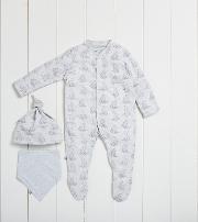 Baby Wild Cotton Bear Sleepsuit Gift Set