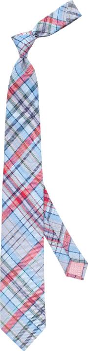 Padday Check Linen Blend Tie