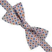 Pasmore Square Geo Self Tie Silk Bow Tie
