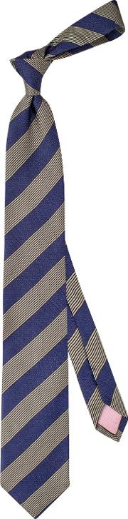 Sandby Stripe Woven Silk Tie