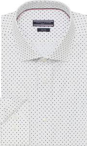 Tailored Fit Mini Paisley Print Shirt