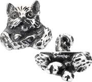 Sterling Silver Fantasy Cat Pendant