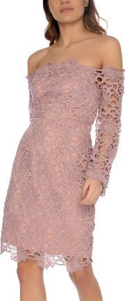 lace bardot dress