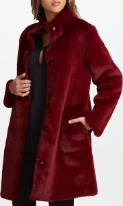 Mina Reversible Faux Fur Coat