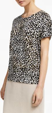 Leopard Short Sleeve Jumper