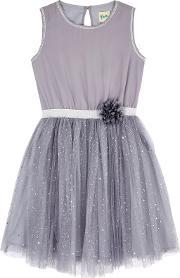 Sparkle Flower Prom Dress