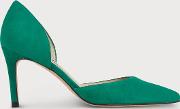 Flossie Green Suede Courts 