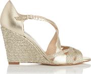 juliette metallic gold formal sandals