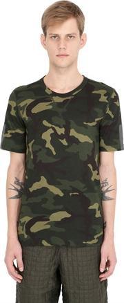 Camouflage Reflective Running T Shirt 