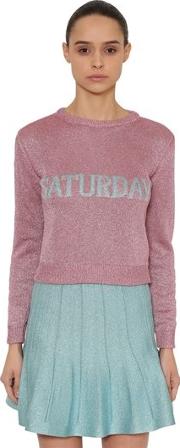 Saturday Lurex Knit Sweater 