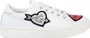 Leather Sneaker With Patches 