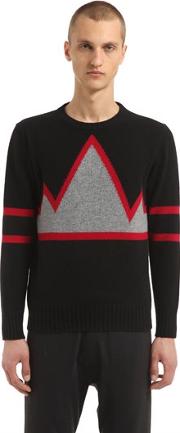 Mountain Intarsia Cashmere Sweater 
