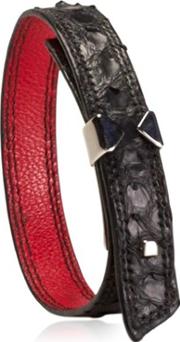 Le Lyen Python Leather Bracelet 
