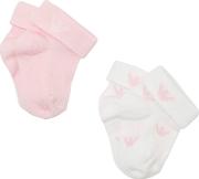 2 Pairs Of Cotton Knit Socks 