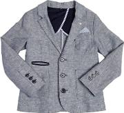 Linen & Cotton Blend Jacket 