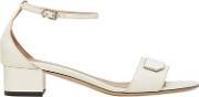 30mm Hedwige Patent Leather Sandals 