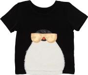 Penguin Patch Cotton Jersey T Shirt 