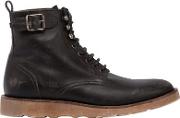 Chancery Vintage Effect Leather Boots 