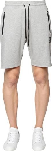 Logo Detail Cotton Sweat Shorts 