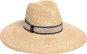 Wide Brim Braided Straw Hat 