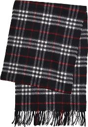 Checked Cashmere Scarf 